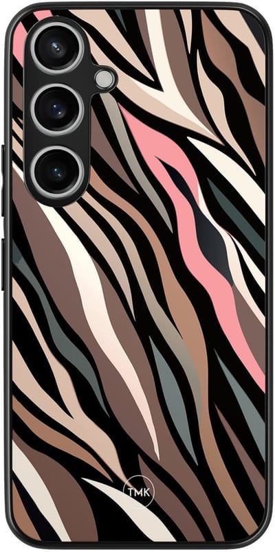 Hoesje geschikt voor Samsung Galaxy A35 - Wild stripes - Multi - TPU case - Gestreept - Hardcase zwart telefoonhoesje
