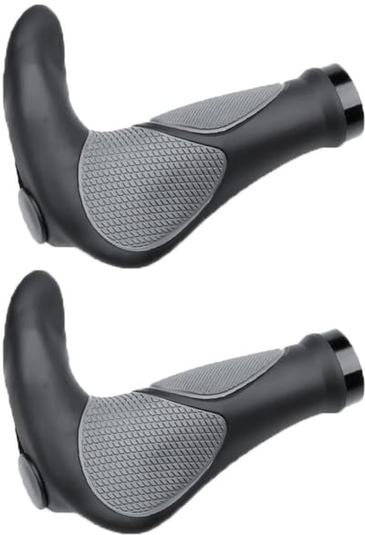 Dailygoods- Fietshandvatten Ergonomisch - Fietshandvaten - Lichtgewicht - Antislip - Duurzaam - Geschikt voor 22 mm stuurdiameter - Fietshandvat