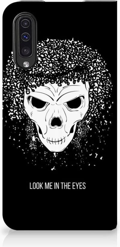 Mobiel BookCase Samsung Galaxy A50 Skull Hair