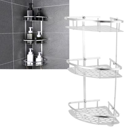 Allecto - Hoekdoucheplank - Douche Organizer - Duurzaam
