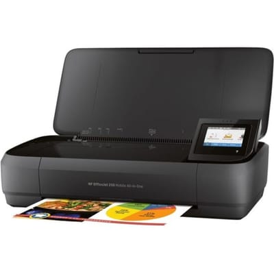 HP OfficeJet 250 All-in-One Multifunctionele printer Inkjet Kleur A4 Printen, scannen, kopiëren Werkt op een accu, WiFi, ADF