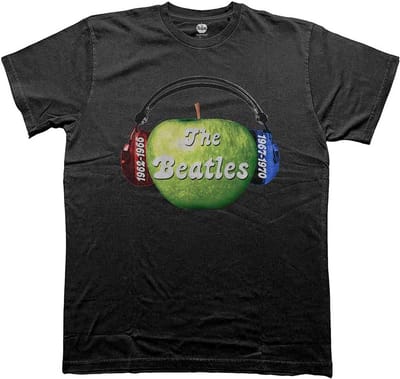 The Beatles - Listen To The Beatles Heren T-shirt - M - Zwart