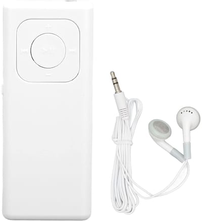 Store_9 - MP3-speler - Draagbare Muziekspeler - Lange batterijduur - Wit - Lossless Sound - Geschikt voor Studenten - Compacte en lichte muziekspeler