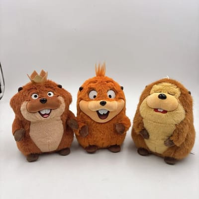 Anime Hoppers Pluche Schattige King Georges Tom Hagedis Pluche Zacht Knuffeldier Bever Pluchepop Speelgoed Geboortedatum Cadeau Ontworpen Voor Kind