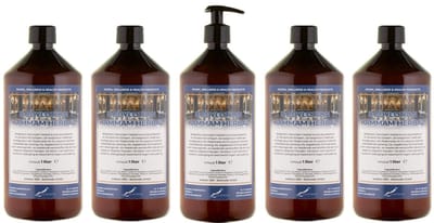 Bodylotion Hammam Herbal 1 Liter - met gratis pomp - set van 5 stuks - Voordeelverpakking