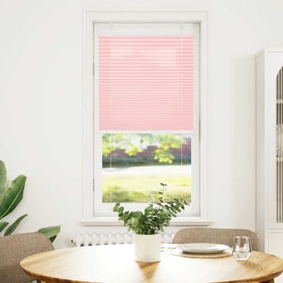vidaXL - Plissé - rolgordijn - 55x150 - cm - stofbreedte - 54,4 - cm - polyester - roze
