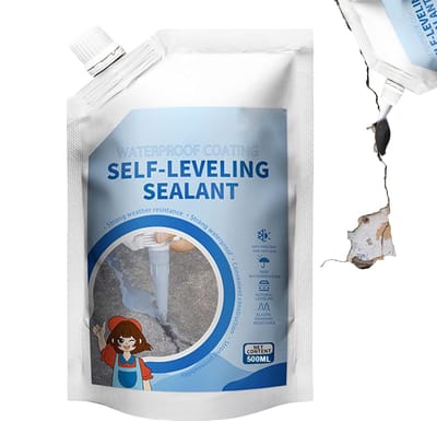 Betonkit - Voegenvuller Scheuren Afdichter - Scheuren Repareren - Zelfnivellerend - 500ml - Zwart