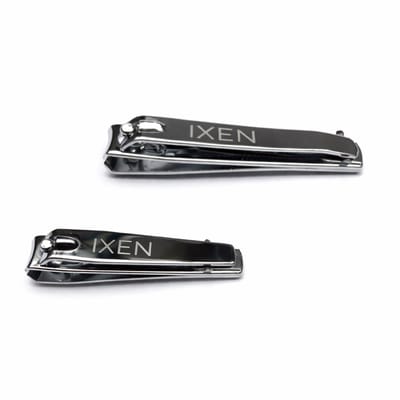 Nagelknipper set - Kwaliteit - 2 Stuks - Nagelschaartje - Nageltang - 80 mm - 56 mm - RVS - IXEN