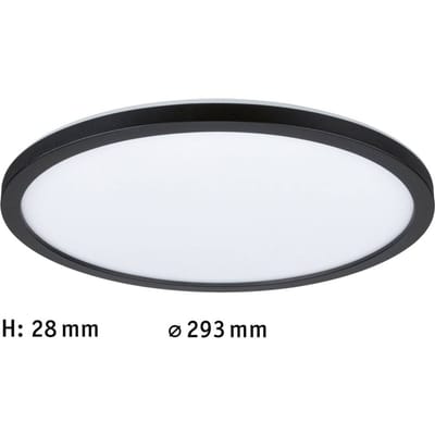LED-paneel Atria Shine Backlight rond 293 mm 16W 1600lm 4000K Zwart