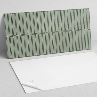 Coloray Wandpanelen Zelfklevend - Rechthoekige, trendy tegels PVC Wandpaneel - 100 cm x 50 cm - Grijs Wandbekleding Zelfklevend - 1 stuk - Texturen Wandpanelen Zelfklevend - Wandpanelen Keuken - Wandpaneel Badkamer