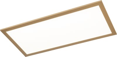 Lumidora Plafondlamp 75033 - Plafonniere - PULA - Ingebouwd LED - 24.0 Watt - 3000 Lumen - 6500 Kelvin - Goud - Messing (kleur) - Kunststof - Met dimmer - Badkamerlamp