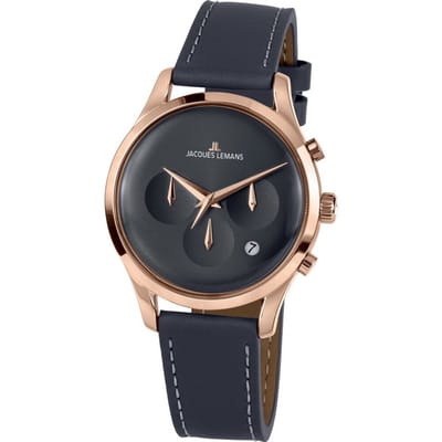 Jacques Lemans 1-2067E Dames Horloge - 38 mm