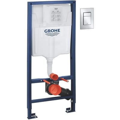 Grohe Rapid SL 3-in1 set for WC with Skate Cosmo S cover plate 39501000
