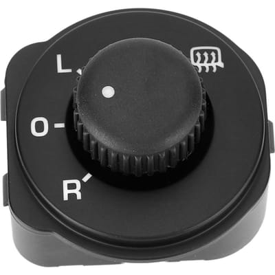 Interrupteur de commande de rétroviseur de remplacement adapté pour Skoda Fabia 2006 2014 5J1959565 black