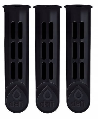Dafi - Filters voor Waterfilterfles - 3 Stuks - Zwart - 150L Capaciteit - Voor Dafi Soft & Solid