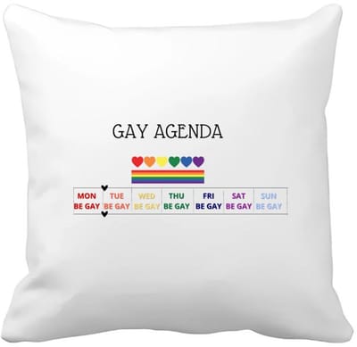 Akyol - pride cadeau - Kussen hoes - Lgbt - lgbt pride - pride vlag - gay cadeau - gay pride accessoires - homo - lgbtq vlag - accessoires - cadeau - met tekst - cadeau - 40 bij 40 cm