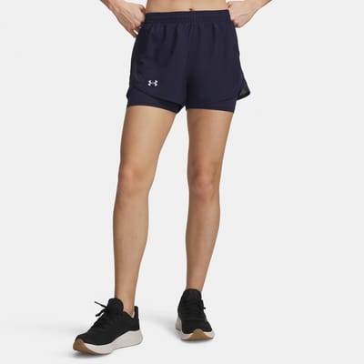 Under Armour Fly By 2in1  Hardloopshorts Dames