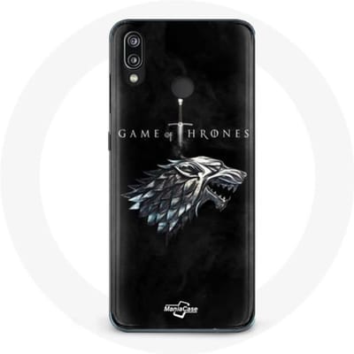Coque de protection - Huawei - P20 Lite - Game of Thrones - Maison Stark - Souple - Noir