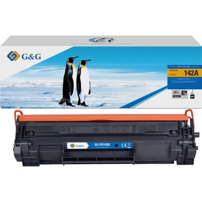 G&G Huismerk W1420A Tonercartridge Alternatief voor HP 142A Zwart