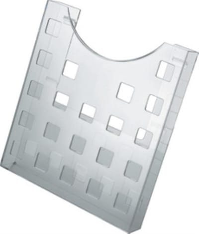 H6102508 Prospekthalter A4 grau/transparent