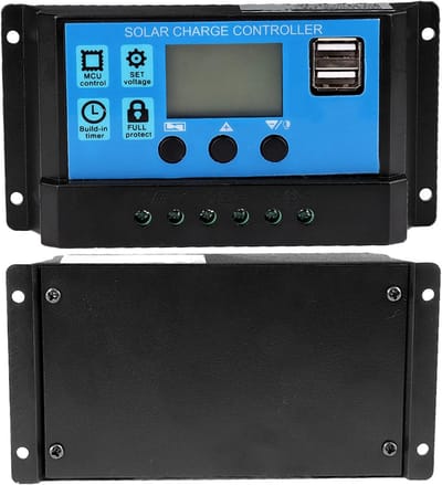 Zonne-energie Laadregelaar PWM 12V/24V - 10A t/m 60A voor Zonnepaneel