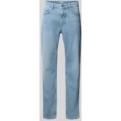 Tapered fit jeans van katoenmix, model 'ARIC'