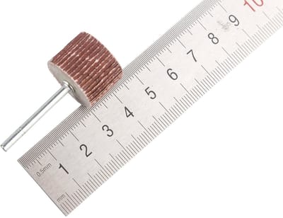 Dailygoods- Schuurwiel Set 7 Stuks - 20 mm Diameter - Schacht 3 mm - Schuur/Polijst Gereedschap - Waterdicht/Oliebestendig - Geschikt voor Metaalbewerking - Schuuraccessoires