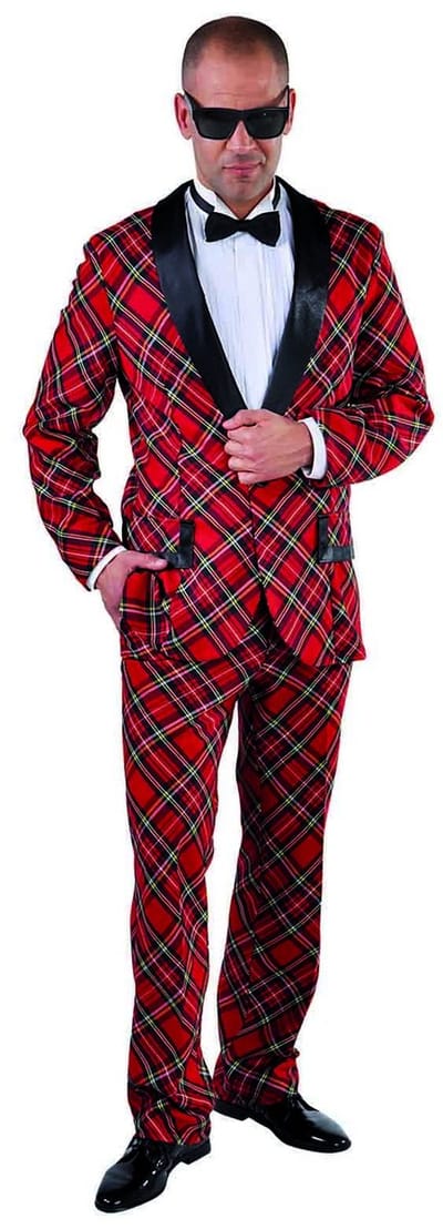 Landen Thema Kostuum | Schotse Hooglander Gala Smoking | Man | Medium | Carnaval kostuum | Verkleedkleding