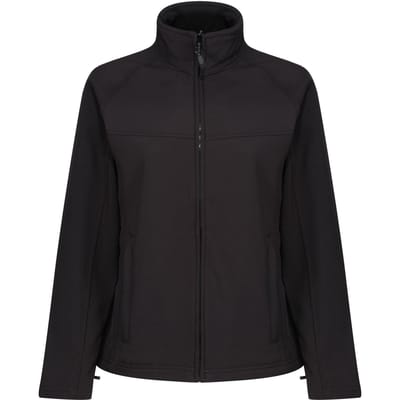 Regatta Dames Uproar Softshell Windbestendig Jasje (Allemaal zwart)