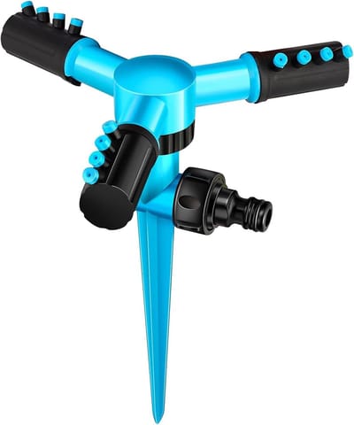 Roterende Gazon Watersproeier met 360 Graden Sproeibereik - Automatisch Wateringssysteem voor Tuin, Boerderij en Kwekerij