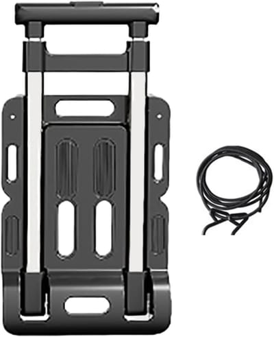 Opvouwbare Handtruck - 100 kg capaciteit, verplaatsbaar met rolwiel | Verstelbare Hoogte En Opvouwbare Transportwagen - Voor Boodschappen Luchtvaart Garage Transport