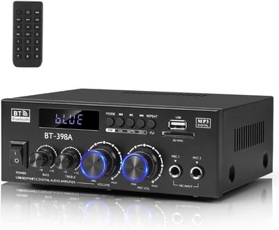 Audio Versterker - Stereo Versterker - Amplifier - Complete Set