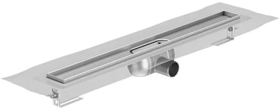 ACO ShowerDrain C douchegoot DN50/685x64/0,91l/s Flhori/WS50/VA met grijze afdichtingsmanchet, 9010.85.20
