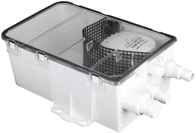 Allecto - Douche Sump Pomp - Marine Pomp - Ingebouwde Schakelaar - 750GPH - Verwijderbaar Filter - Duurzaam en Betrouwbaar - Geschikt voor Boten en...