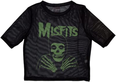 Misfits - Green Hands Crop top - XS - Zwart