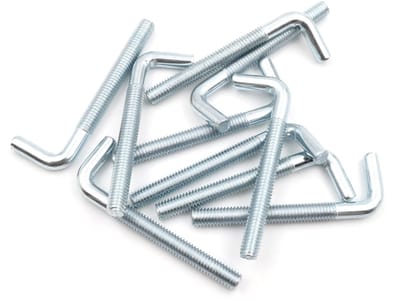 Dailygoods - Set van 10 Schroefhaken voor Muur en Plafond