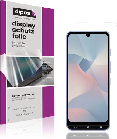 dipos – 4x Beschermfolie geschikt voor ZTE Kantan Sumaho5 | Krasbestendige & heldere Screenprotector Ultra-Thin