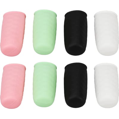 8 pièces Voyage Anti-Fuite Manchon Élastique Housse de Bouteille Doux Silicone Housses de Toilette pour Gel Douche beige