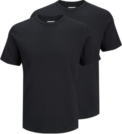 JACK&JONES - JJEORGANIC RIB TEE SS CREW NECK 2PK MP - Heren - T-shirts