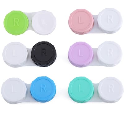 BukkitBow - Set van 15 Contactlensdoosjes - Hygiënische Lenzendoosjes - Compacte Lenzenhouders voor Gebruik en Reizen