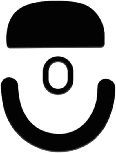 Skate Voetjes - Vervangende Pads - Soepel Glijden - PTFE Deklaag - 08 mm Dikte - Zwart