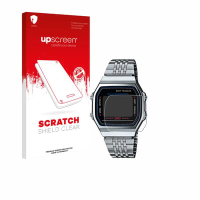 upscreen - Screenprotector voor Casio iconic ABL-100WE-1A - Folie Beschermfolie transparant
