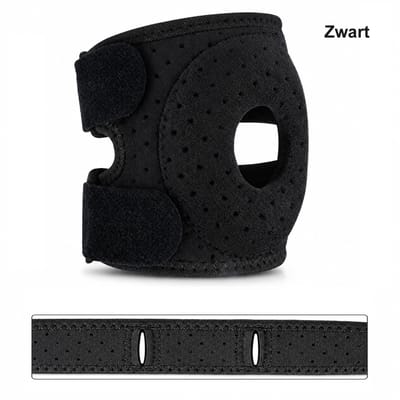 Verstelbare Elleboog Brace – Tennisarm Brace – Elleboog Bandage – Compressie Sport Elleboogsteun – One Size – Zwart