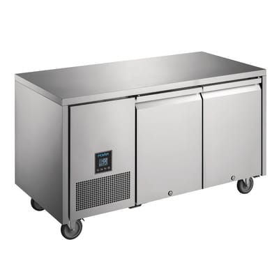 Polar U-serie premium tweedeurs koelwerkbank 267L