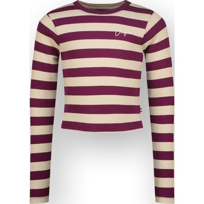 Vingino Girls G-basic-crop Rib Stripe Singlet Magic Purple Taglia: 16 | T-shirt Outlet | kids | Viola