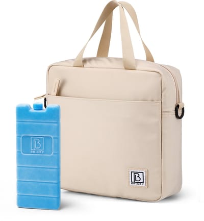 Brisby 4 Laags Geïsoleerde Koeltas - Lunchtas 7 liter - Smooth Creme