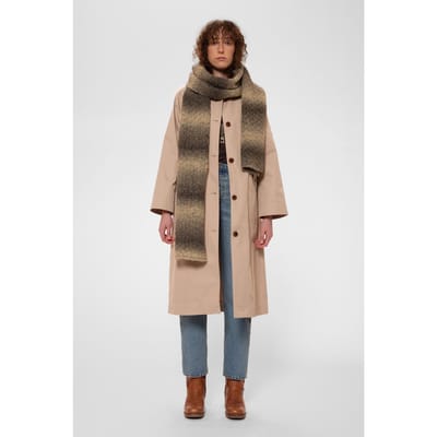 Nudie Jeans Oda Knitted Scarf Multi Maat: OS | Sjaals Outlet | Dames | Grijs