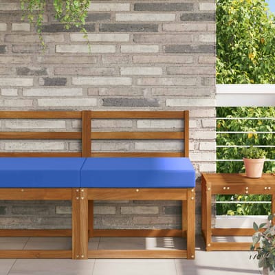vidaXL Buiten bankkussen Polyester Koninklijk Blauw 60 x 60 cm