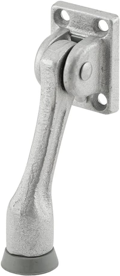 Deurhouder - Veerbelast slot - Deur openhouden - Heavy duty gietijzer - 4 gaten montage - Aluminium