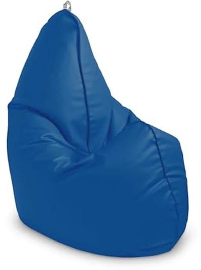 XXL Zitzak Relax Blauw - Comfortabele Bean Bag in Kunstleer/Skai